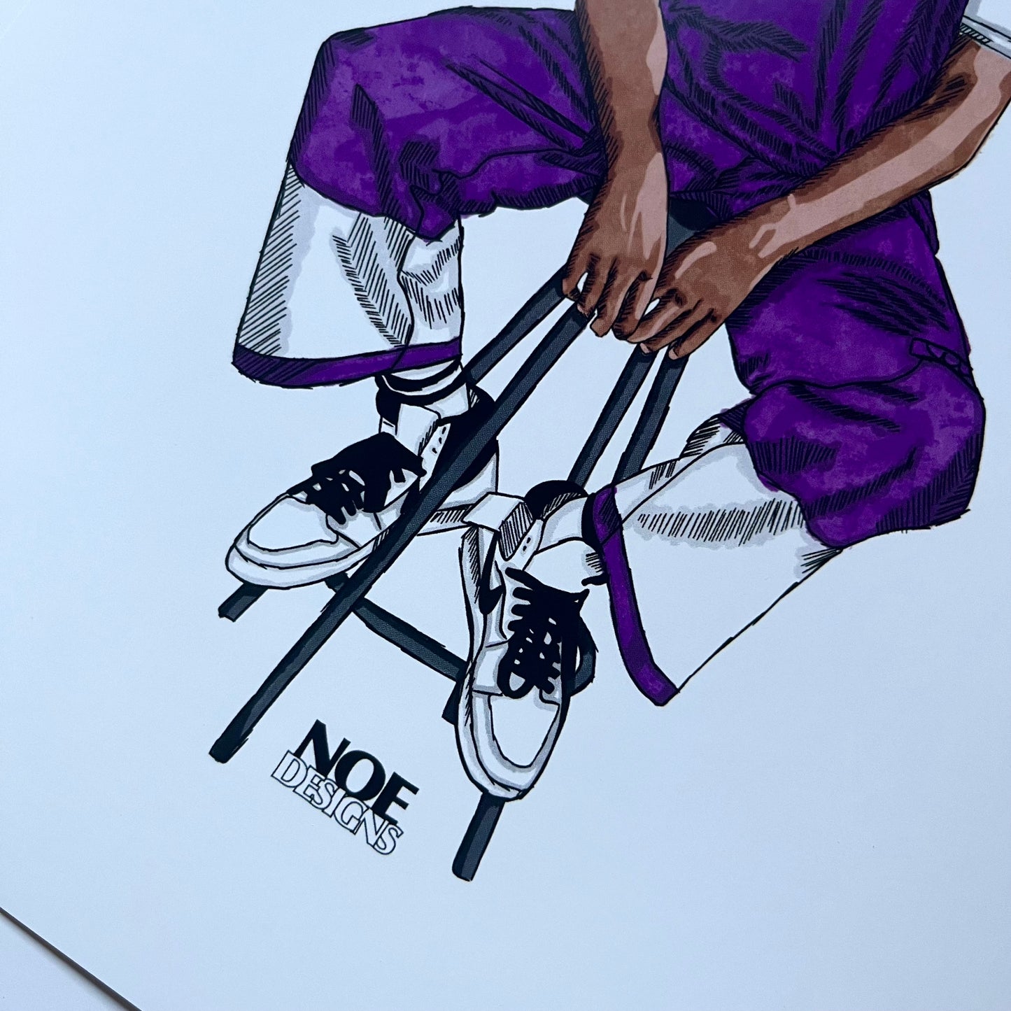 Flowers In My Head Print